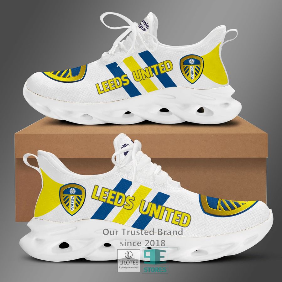 Leed United White Clunky Max Soul Shoes 4