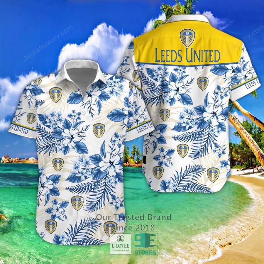 Leeds United F.C Hawaiian Shirt, Short 4