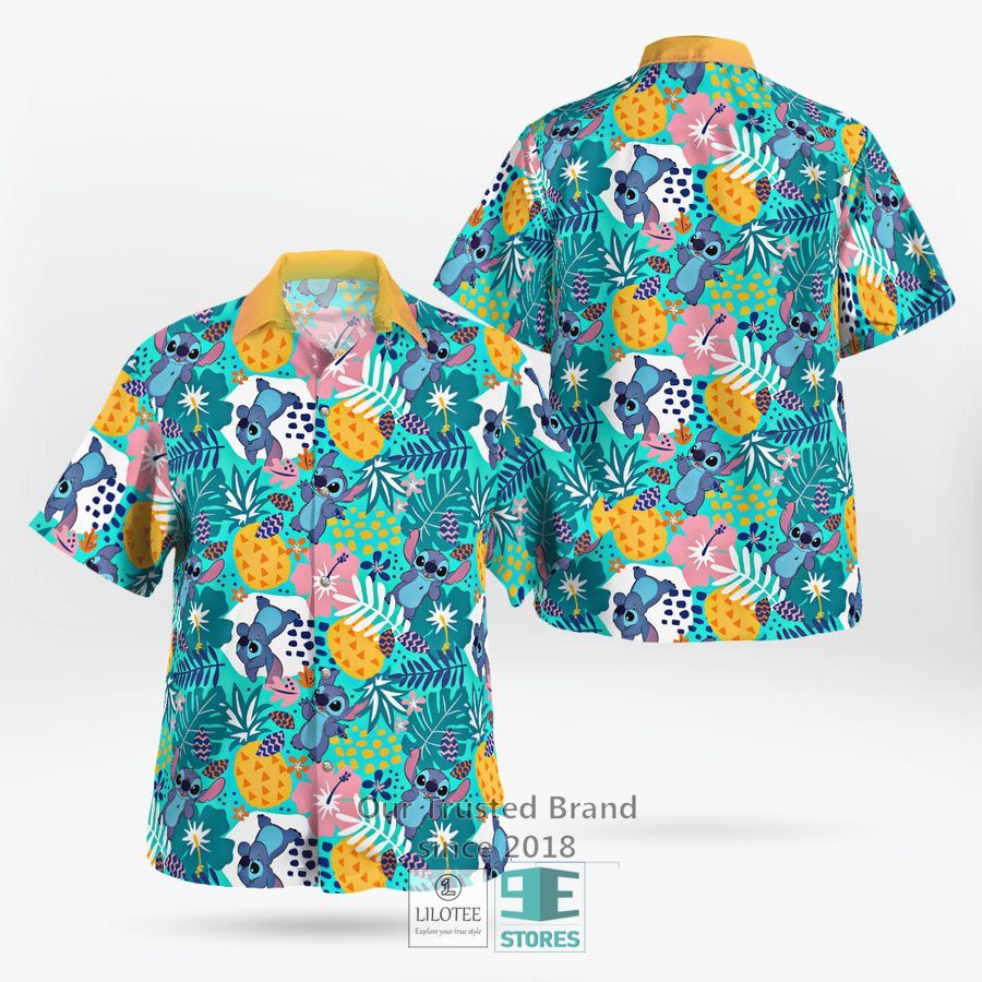 Lilo Stitch Tropical Beach Hawaiian Shirt, Short 12