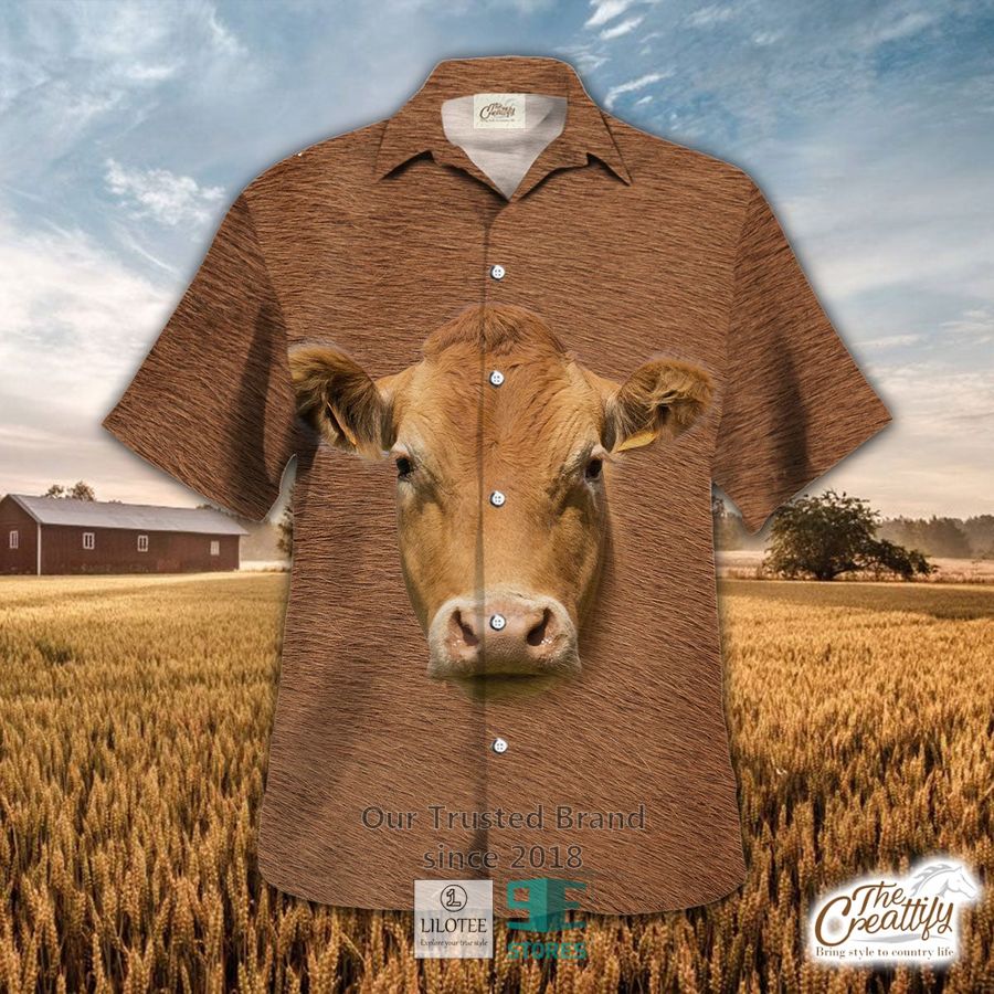 Limousin Cattle Hawaiian Shirt 8