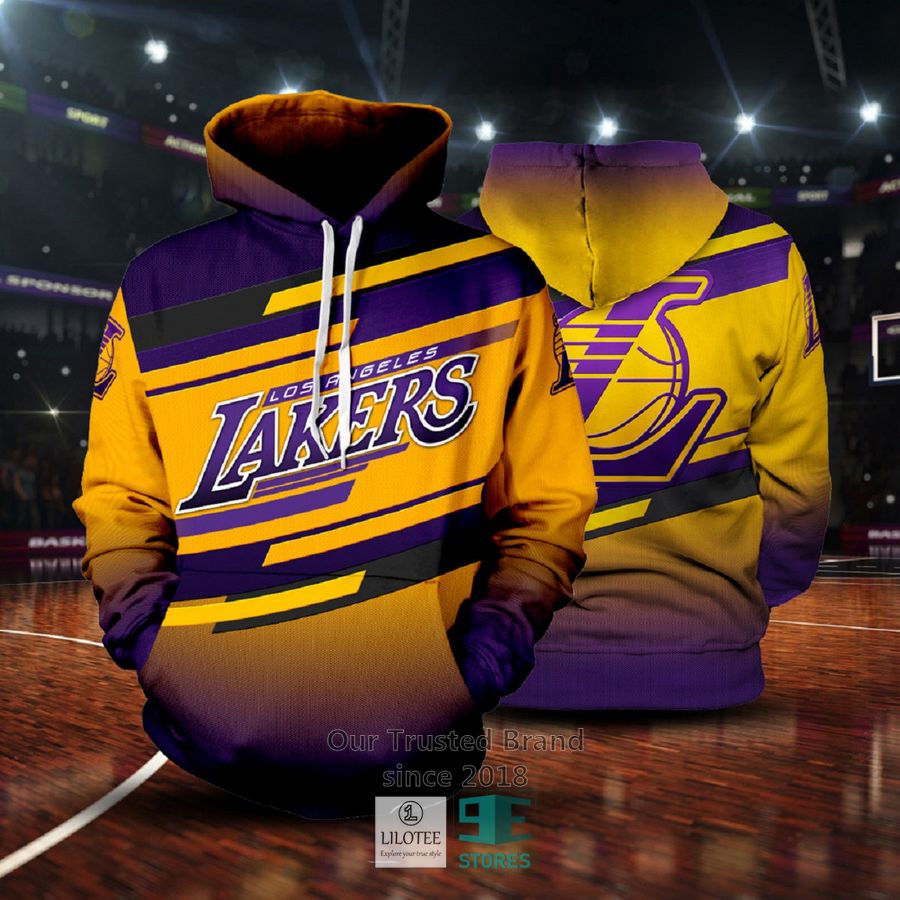 Los Angeles Lakers 3D Hoodie 4