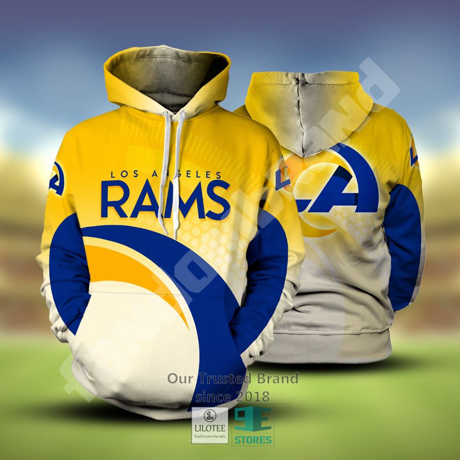 Los Angeles Rams 3D Hoodie 5