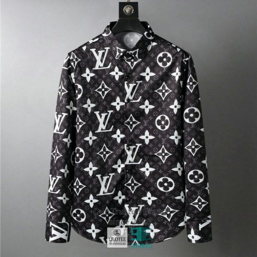 Louis Vuitton Black 3D Longsleeve button shirt 5
