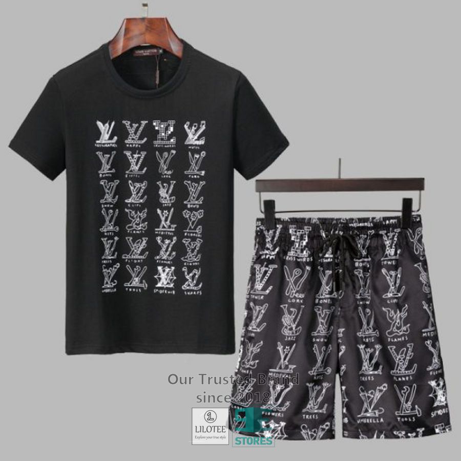 Louis Vuitton Black 3D Shirt, Short 2