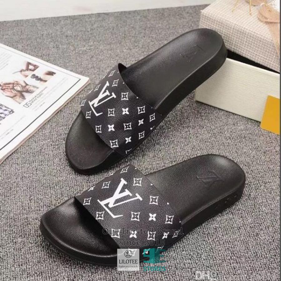 Louis Vuitton Black Slide Sandal 3