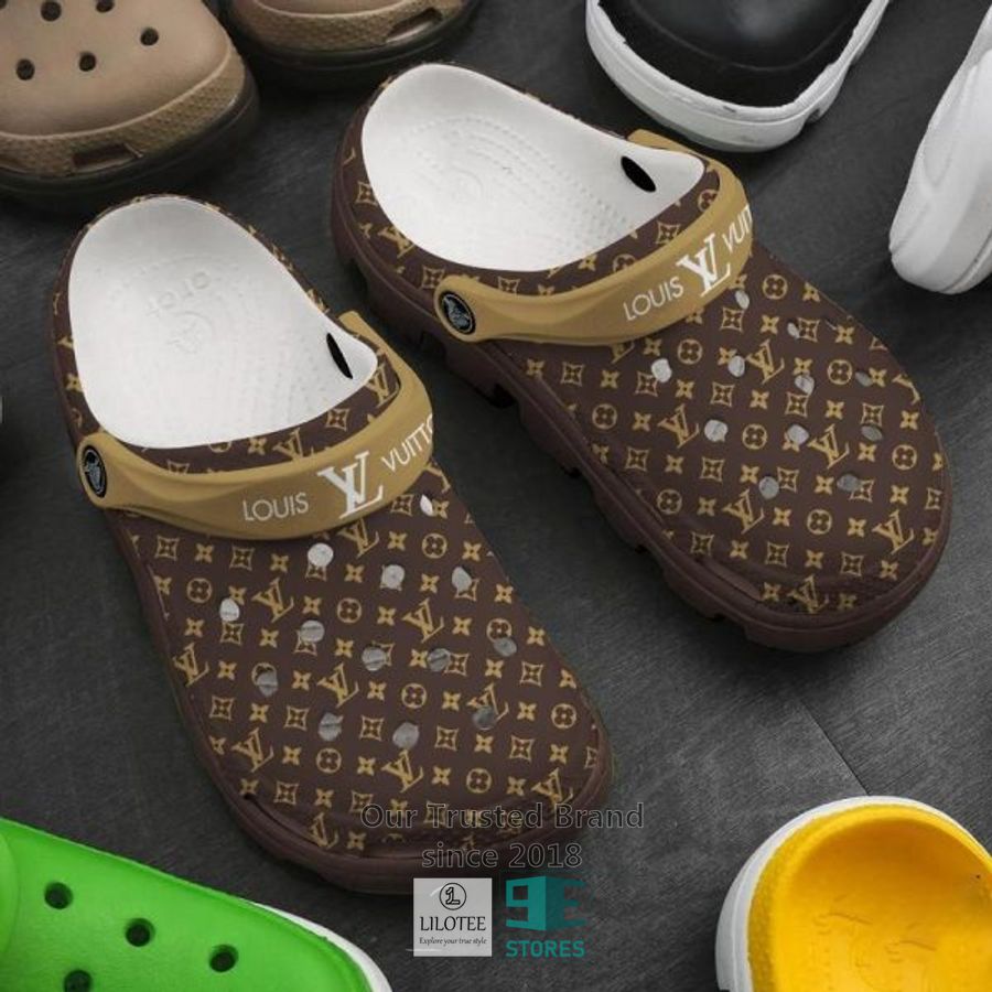 Louis Vuitton brown Crocband Shoes 4
