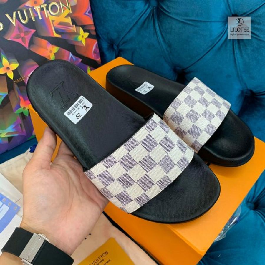Louis Vuitton Caro purple Slide Sandals 3