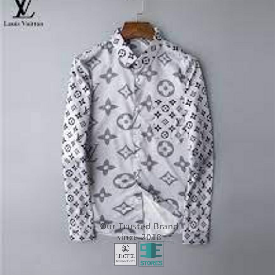 Louis Vuitton Grey 3D Longsleeve button shirt 4