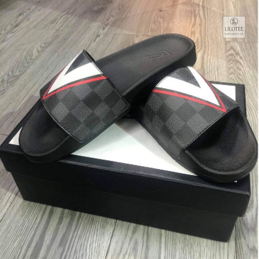 Louis Vuitton LV Caro Black Slide Sandals 3
