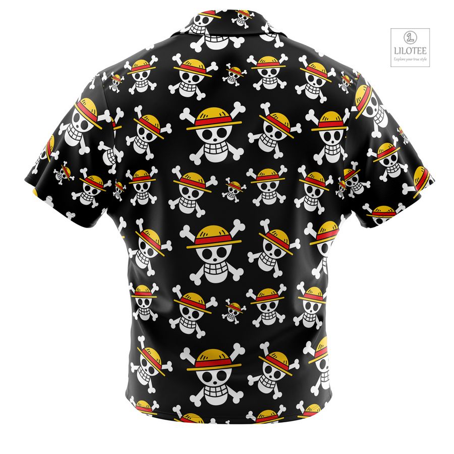 Luffy One Piece Short Sleeve Hawaiian Shirt 5