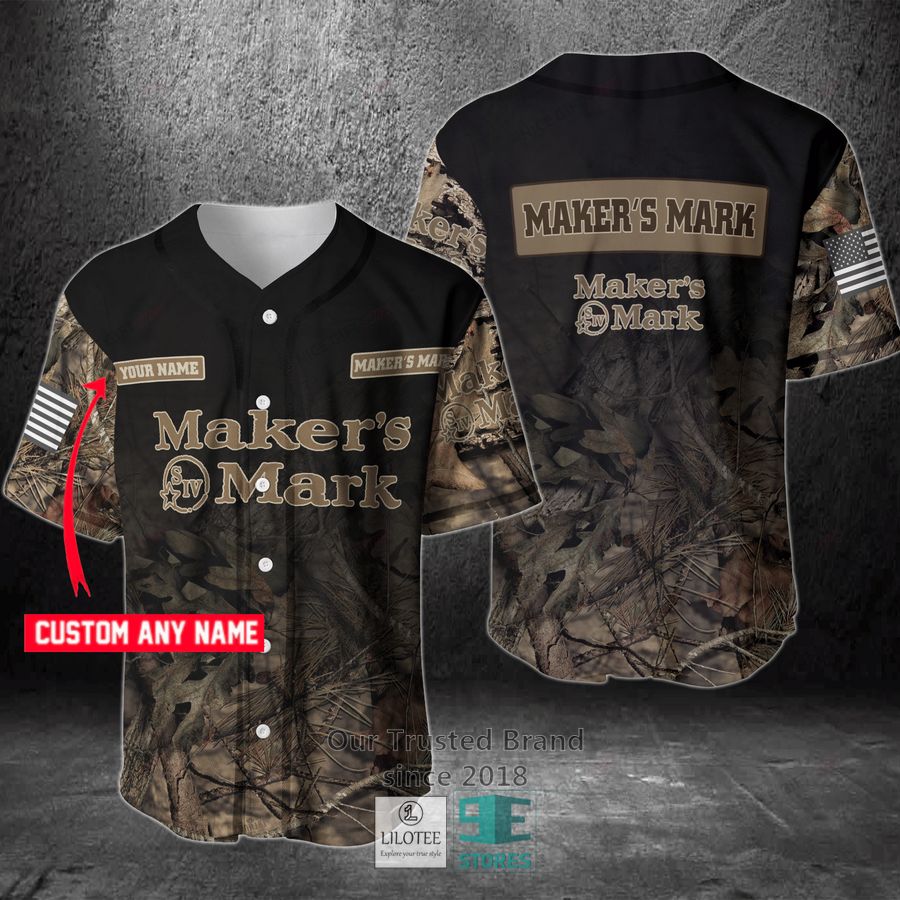 Maker S Mark Your Name Hunting Baseball Jersey 3