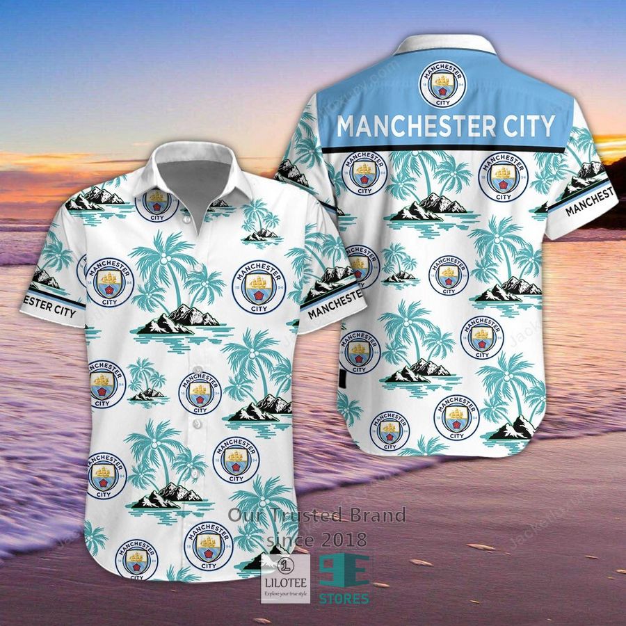 Manchester City F.C Hawaiian Shirt, Short 5