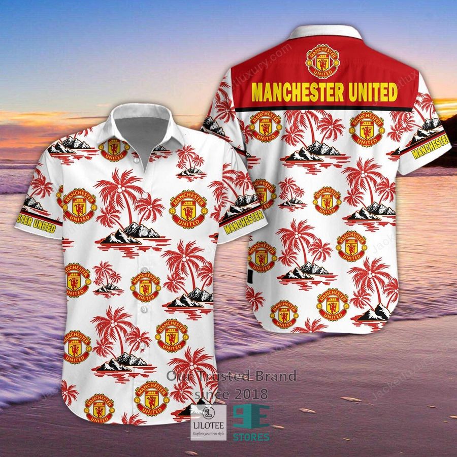 Manchester United Hawaiian Shirt, Short 4