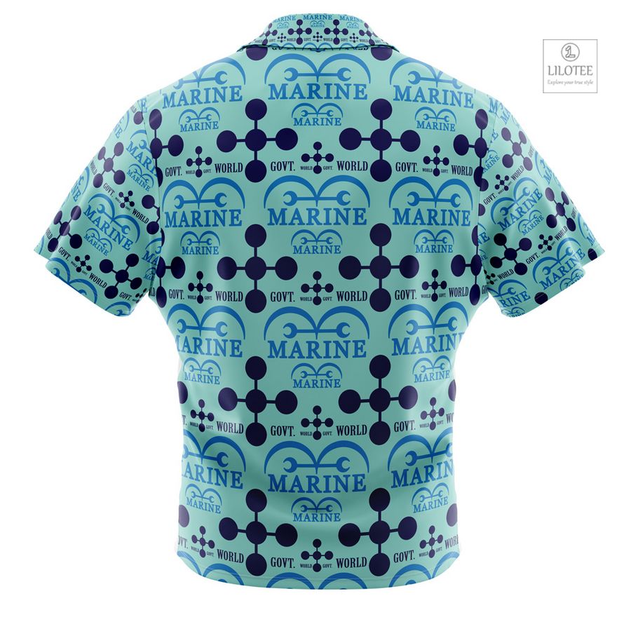 Marine x World Government One Piece Short Sleeve Hawaiian Shirt 4