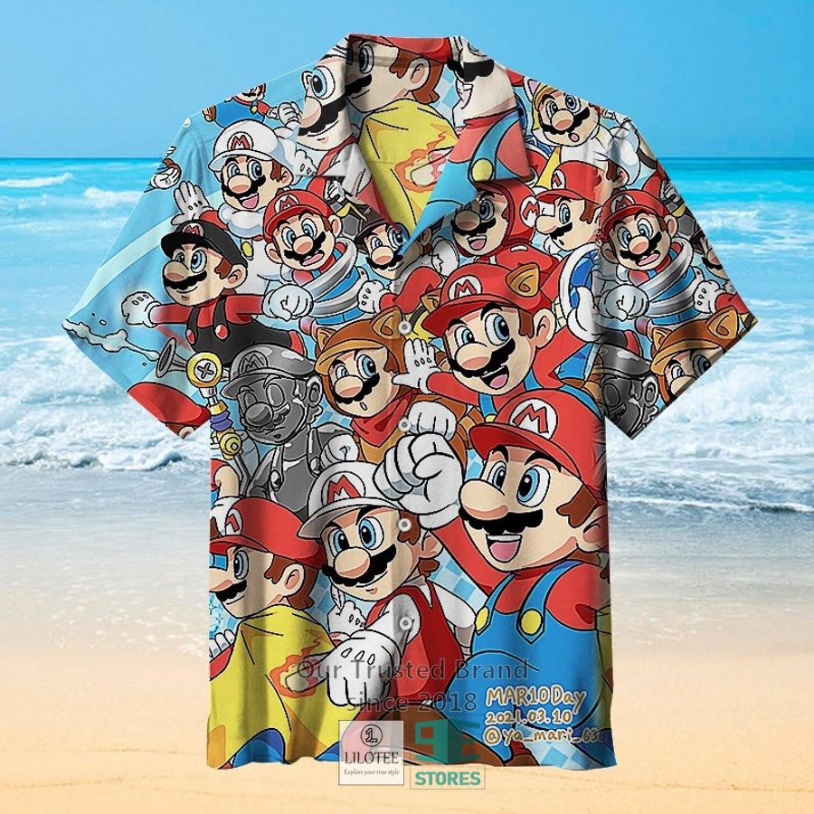 Mario Retro Games Hawaiian Shirt 3