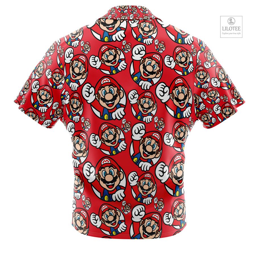 Mario Super Mario Short Sleeve Hawaiian Shirt 4