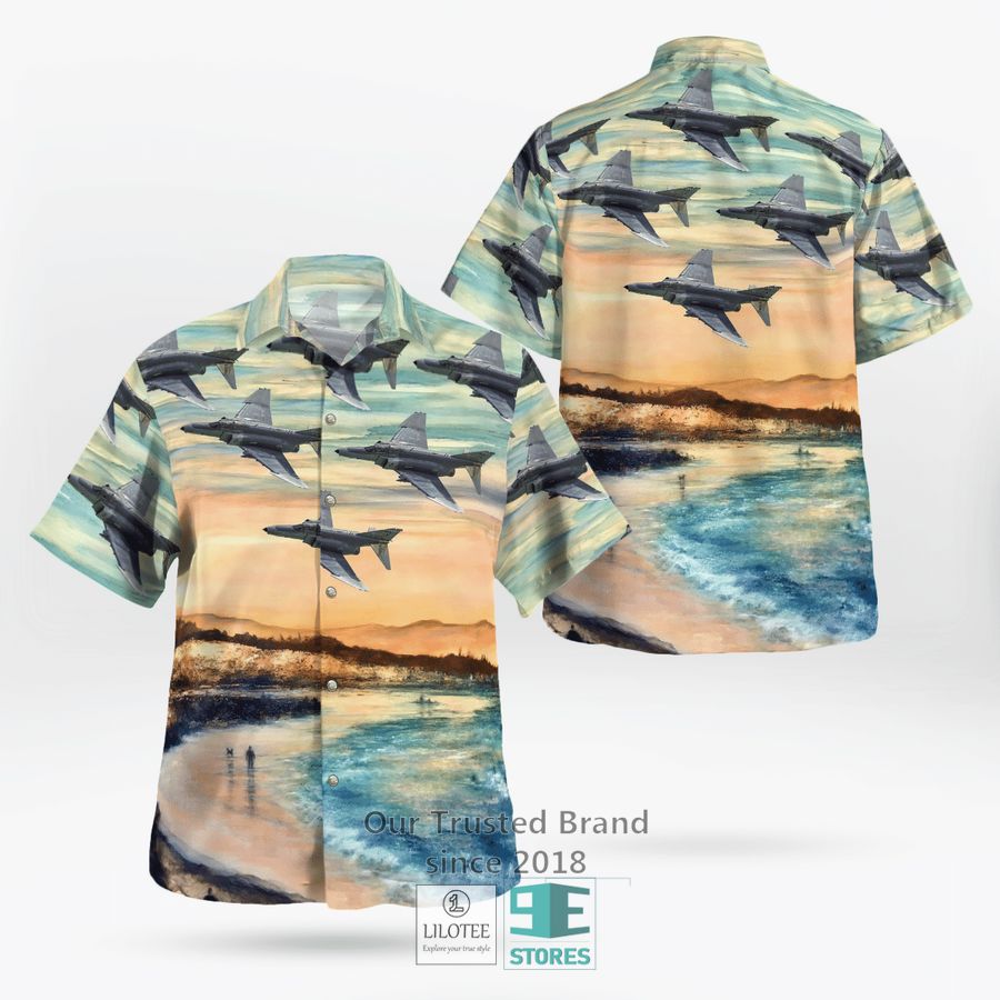 Mcdonnell Douglas F-4 Phantom Ii Casual Hawaiian Shirt 8