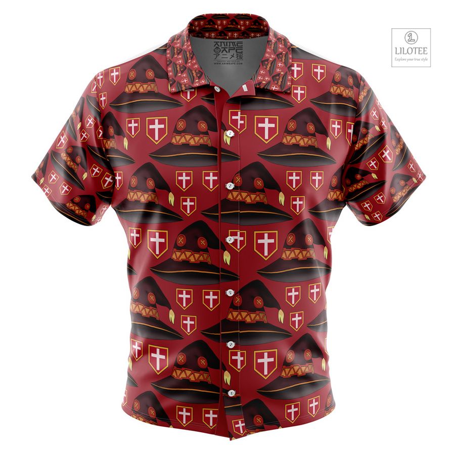 Megumin Konosuba Short Sleeve Hawaiian Shirt 11