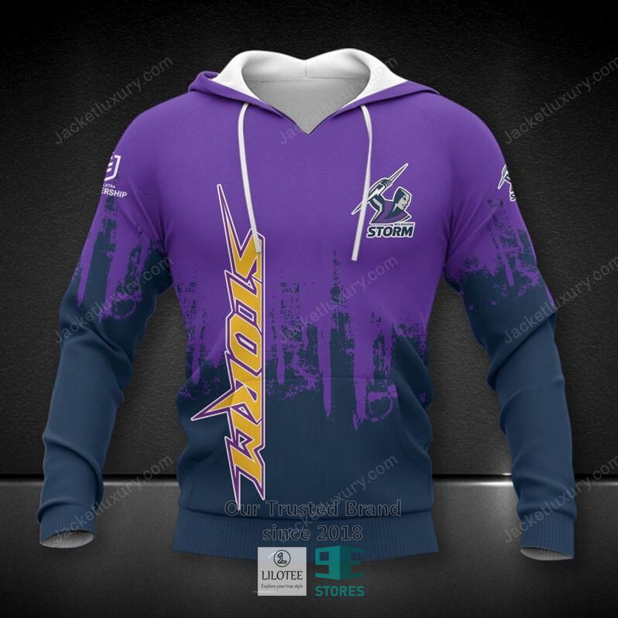 Melbourne Storm Dark Purple Hoodie, Polo Shirt 21