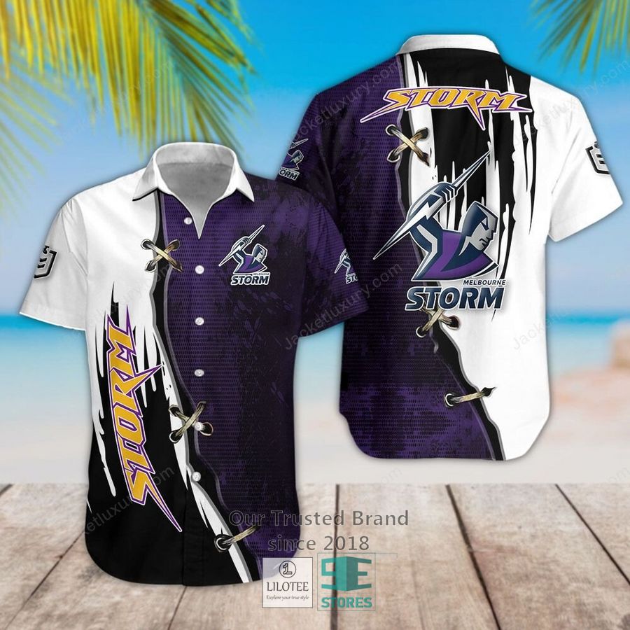 Melbourne Storm Hawaiian Shirt 3