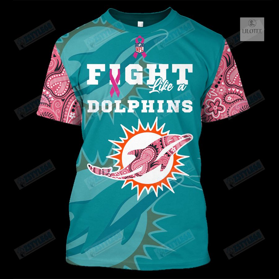 Miami Dolphins Breast Cancer Awareness 3D Hoodie, Shirt 19