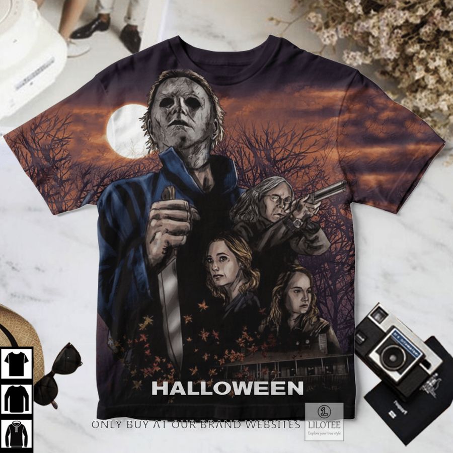 Michael Myers halloween Cartoon T-Shirt 2