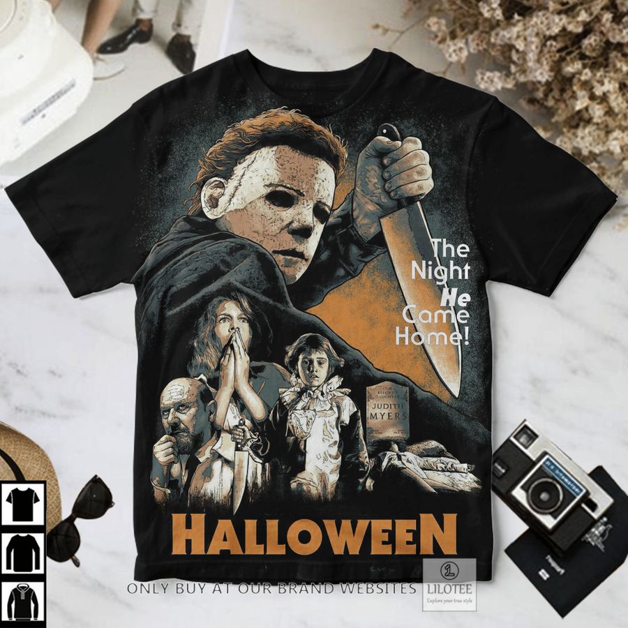 Michael Myers the night he came home Halloween T-Shirt 3
