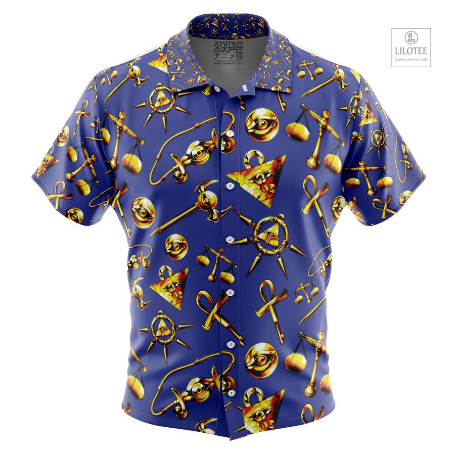Millenium Items YuGiOh Short Sleeve Hawaiian Shirt 10
