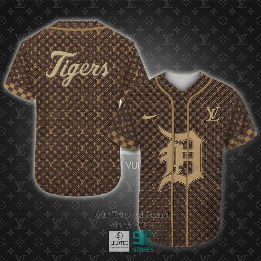 MLB Detroit Tigers Louis Vuitton Baseball Shirt 7