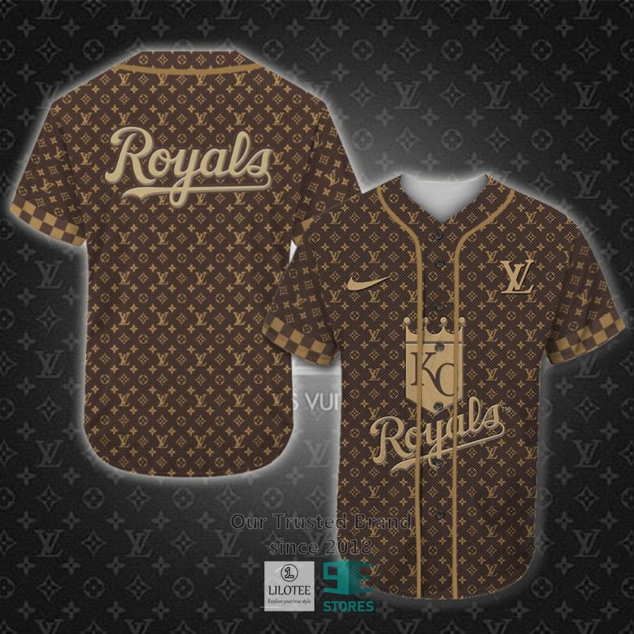 MLB Kansas City Royals Louis Vuitton Baseball Shirt 6