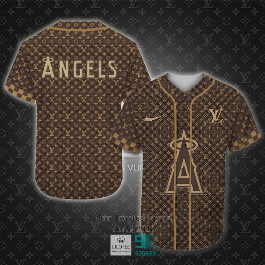 MLB Los Angeles Angels Louis Vuitton Baseball Shirt 6