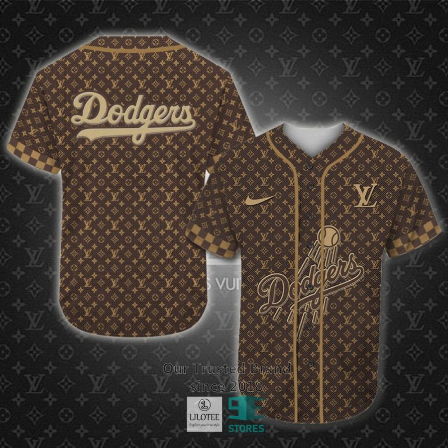 MLB Los Angeles Dodgers Louis Vuitton Baseball Shirt 7