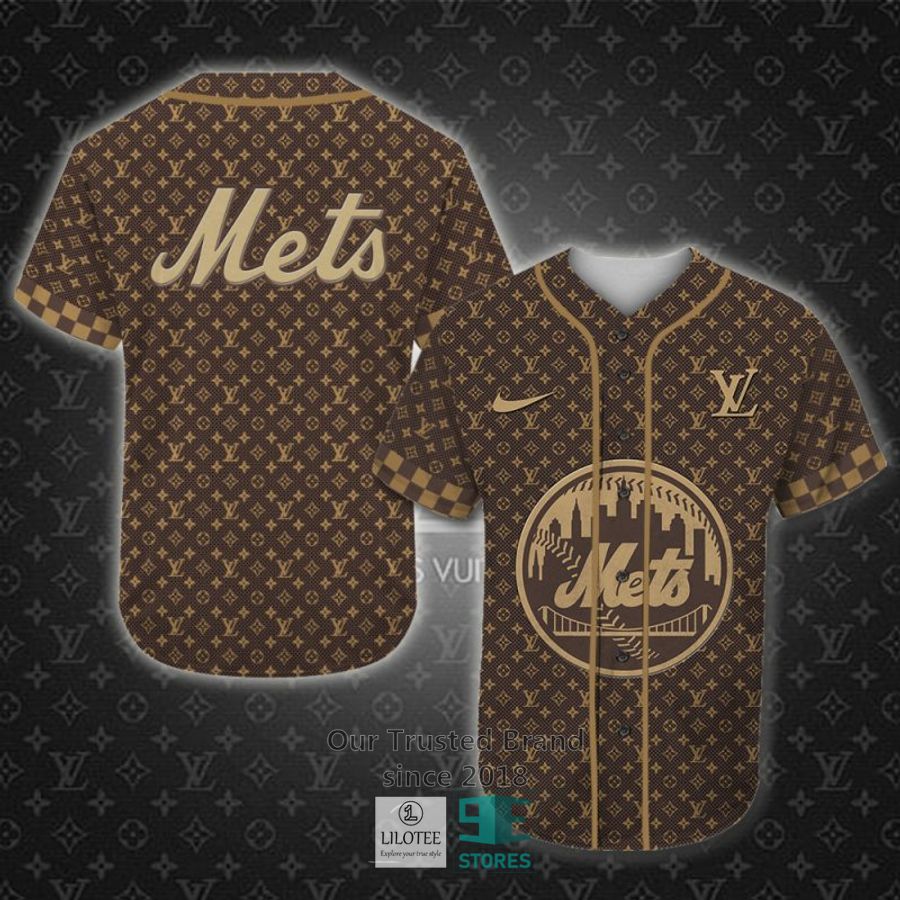 MLB New York Mets Louis Vuitton Baseball Shirt 6