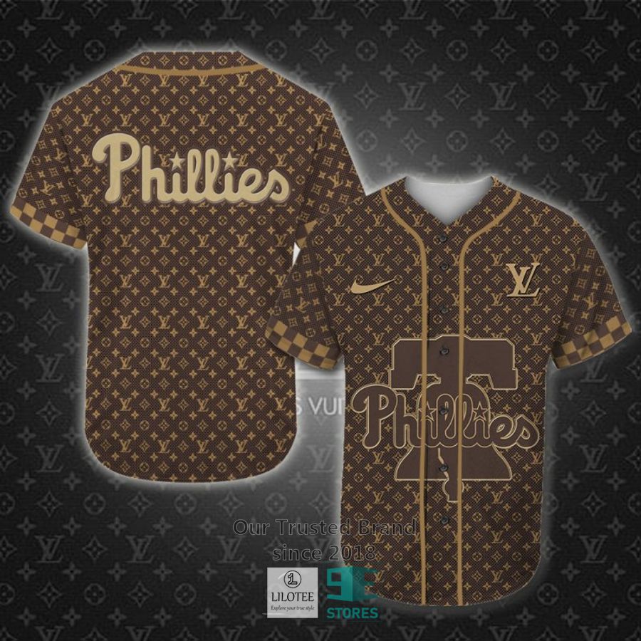 MLB Philadelphia Phillies Louis Vuitton Baseball Shirt 6