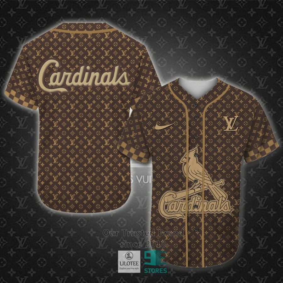 MLB St Louis Cardinals Louis Vuitton Baseball Shirt 7