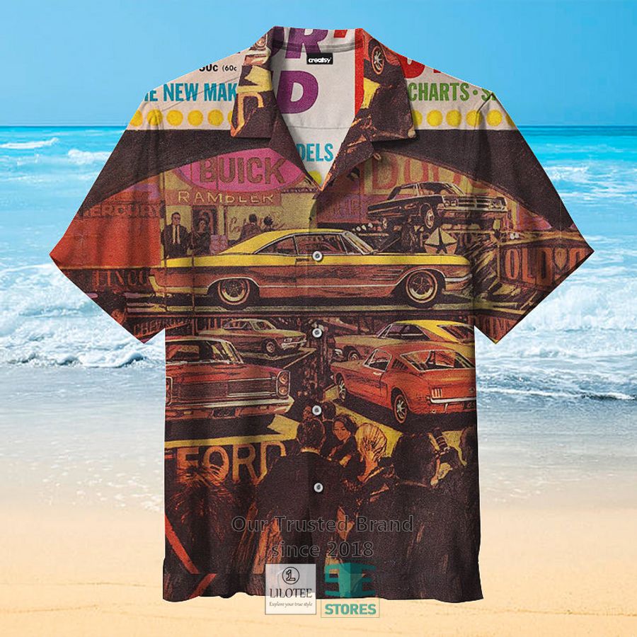 Motor Trend November 1964 Casual Hawaiian Shirt 4