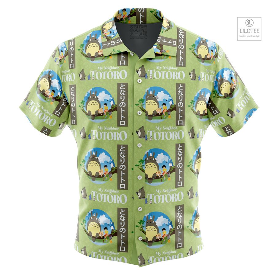 My Neighbor Totoro Ghibli Short Sleeve Hawaiian Shirt 7