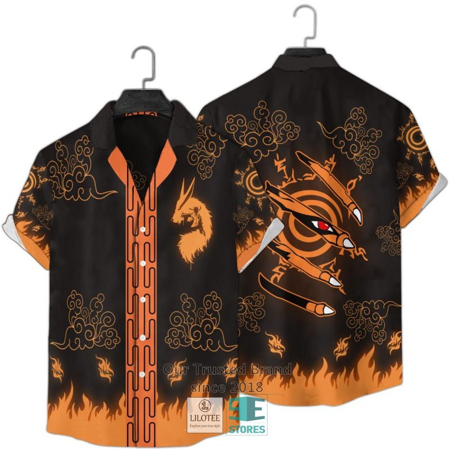 Naruto Kurama Casual Hawaiian Shirt 2
