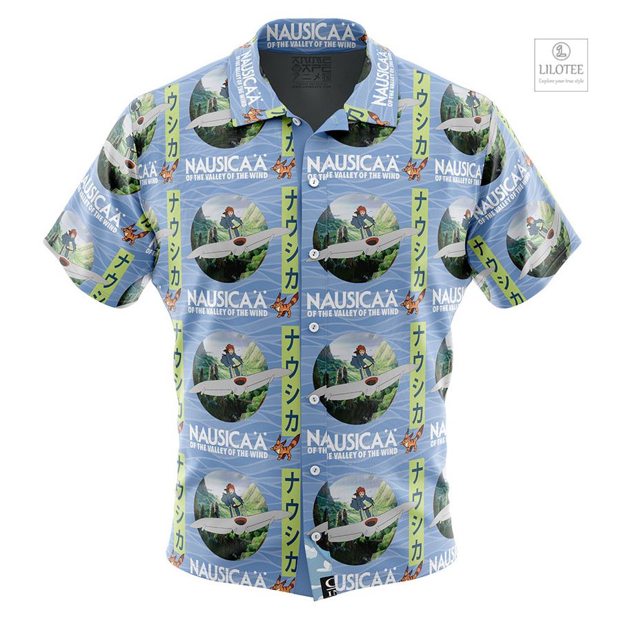 Nausicaa of the Valley of the Wind Ghibli Short Sleeve Hawaiian Shirt 10