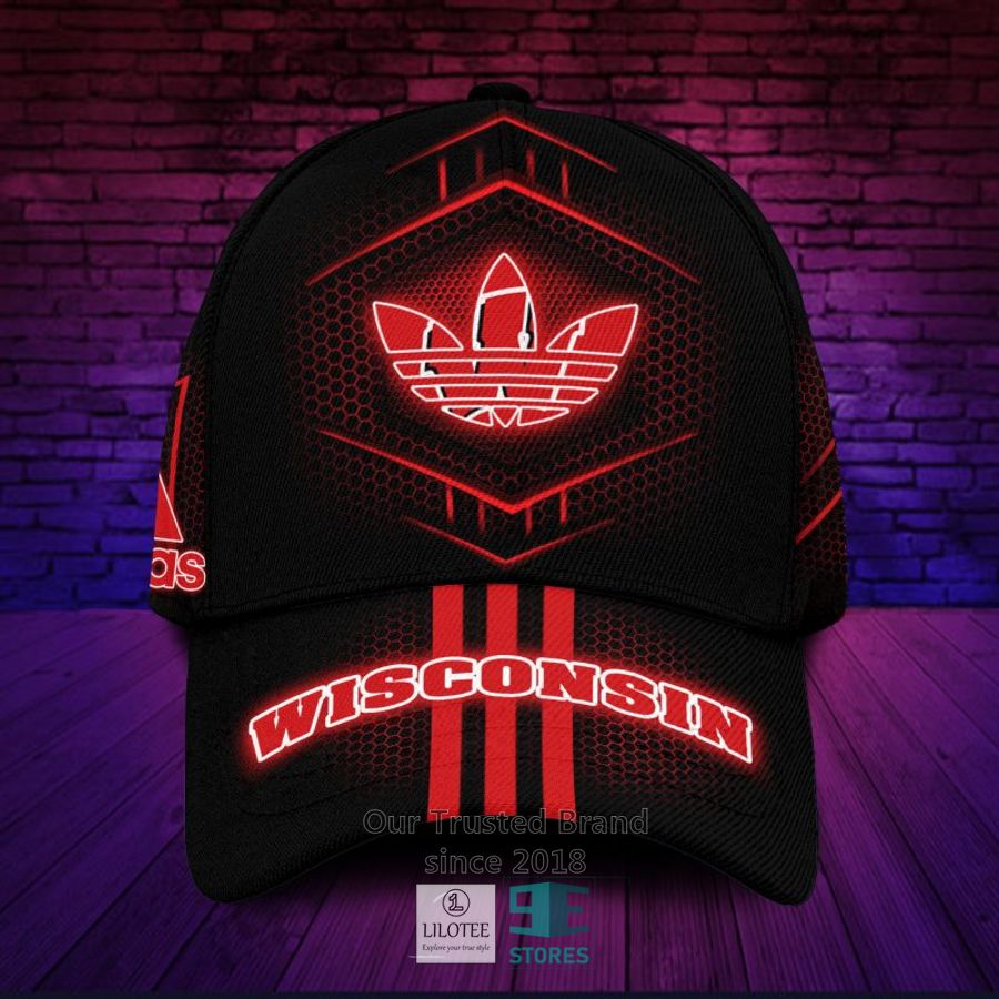 NCAA Wisconsin Badgers Adidas Custom Name Cap 18