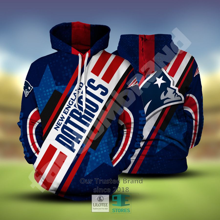 New England Patriots 3D Hoodie 5