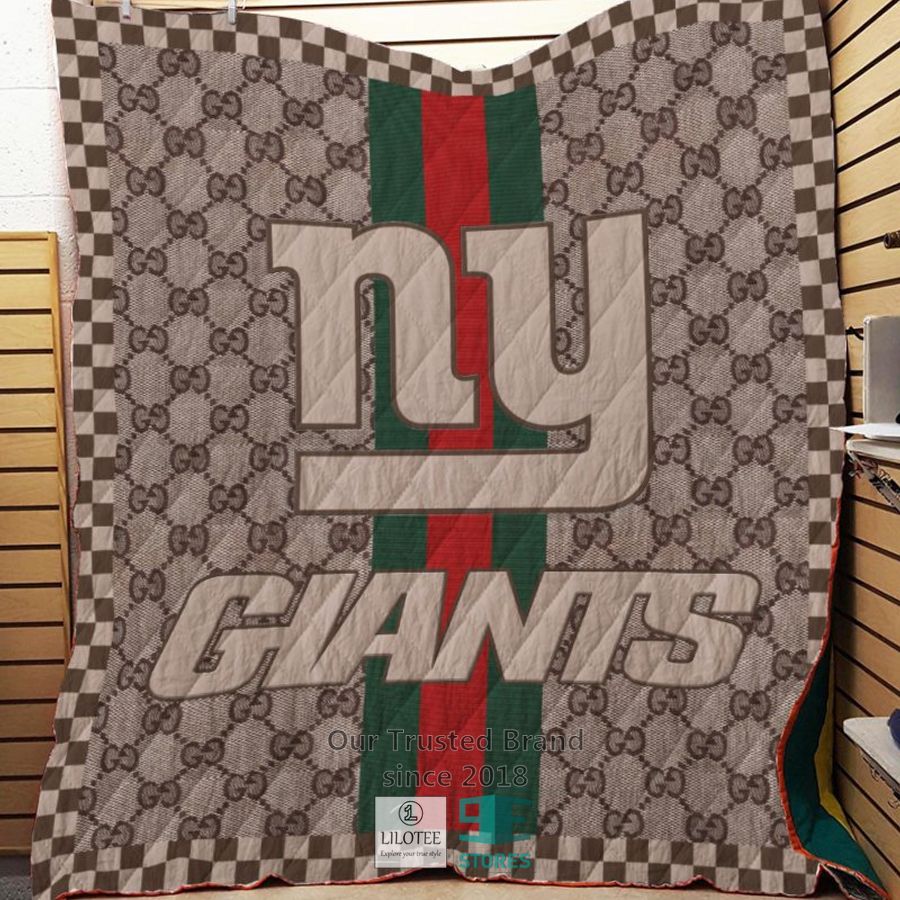 New York Giants Gucci NFL Quilt 6