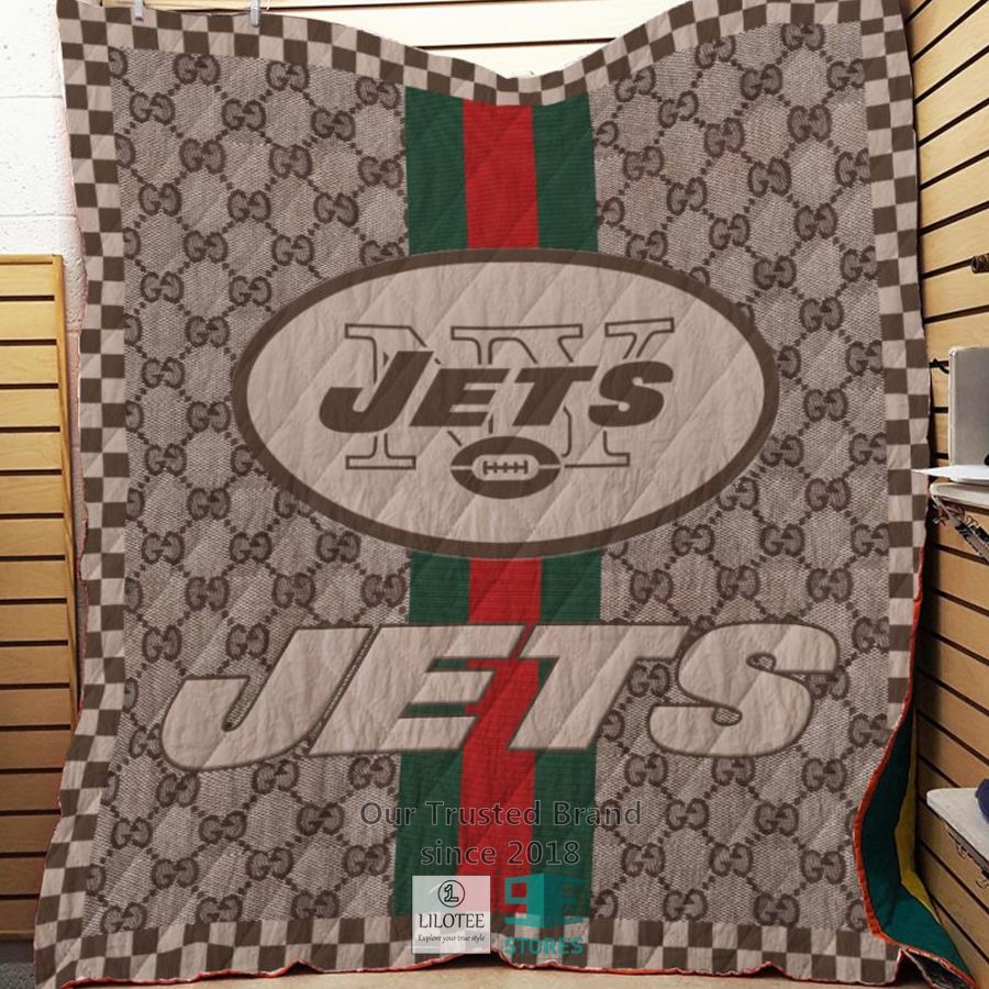 New York Jets Gucci NFL Quilt 7