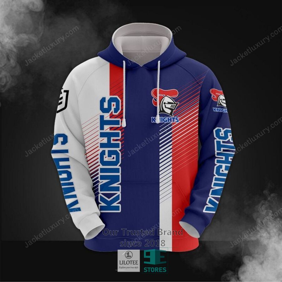 Newcastle Knights Blue Red line Hoodie, Polo Shirt 23