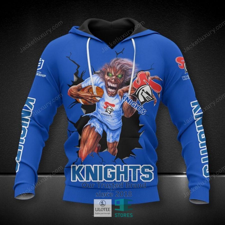 Newcastle Knights Iron Maiden Blue Hoodie, Polo Shirt 20