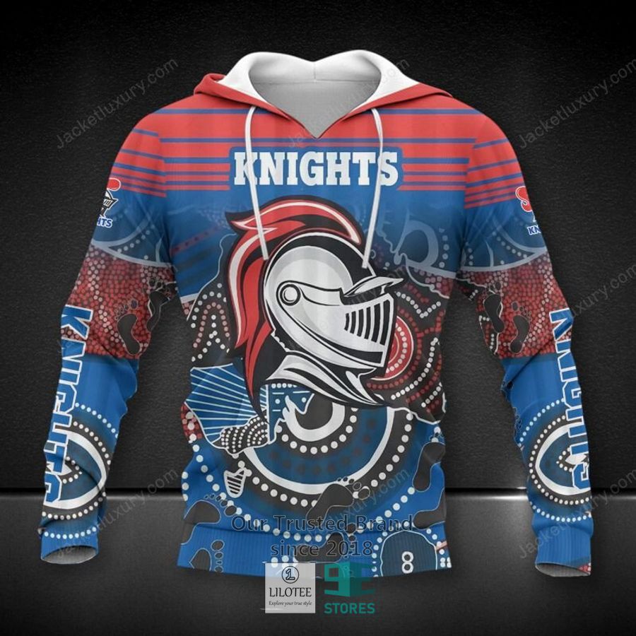 Newcastle Knights Native American Pattern Hoodie, Polo Shirt 21