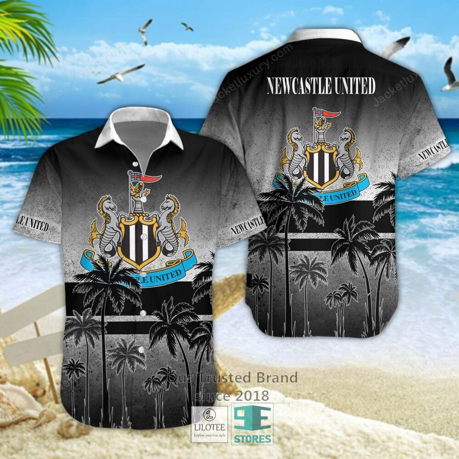 Newcastle United F.C Coconut Hawaiian Shirt, Short 21