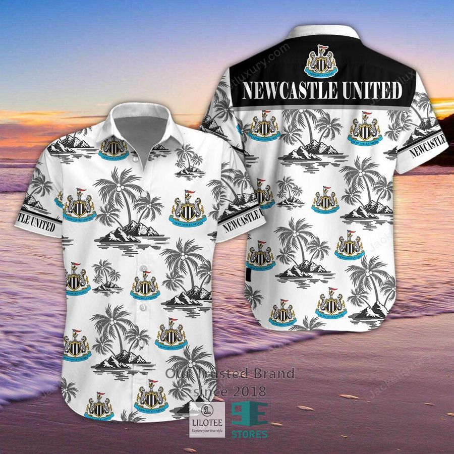Newcastle United F.C Hawaiian Shirt, Short 4