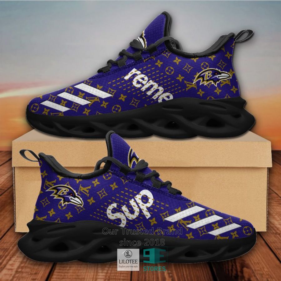 NFL Baltimore Ravens Louis Vuitton Clunky Max Soul Shoes 8