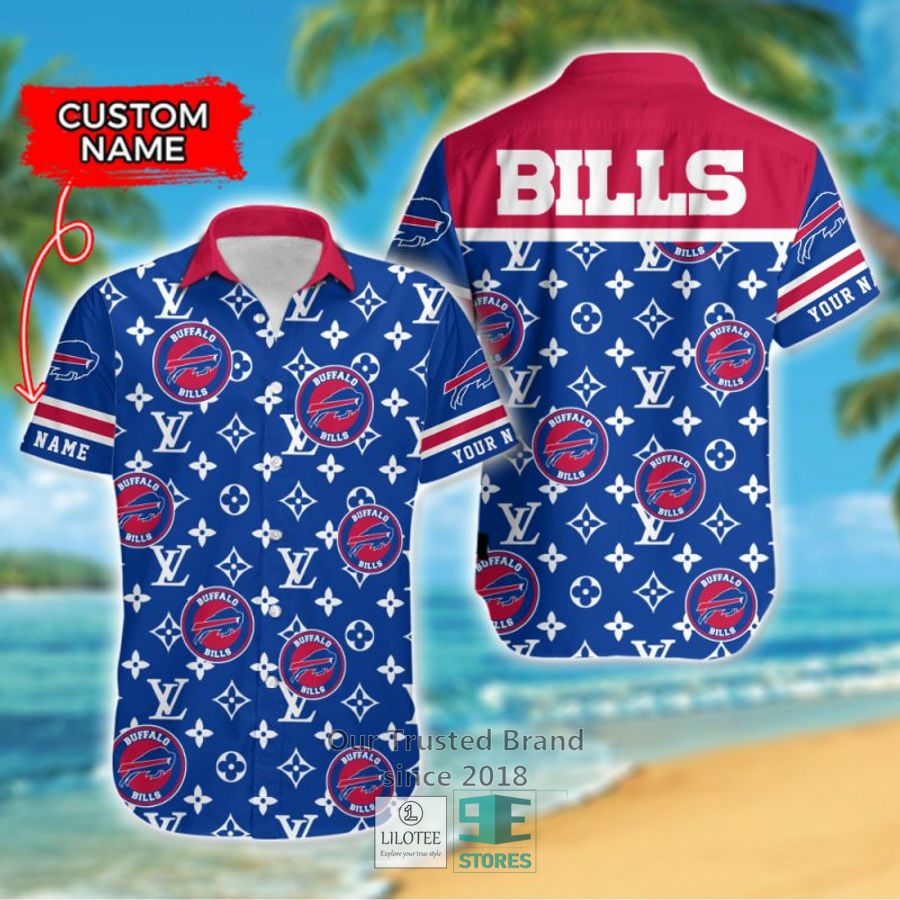 NFL Buffalo Bills Louis Vuitton Custom Name Hawaiian Shirt 6